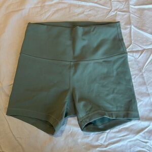 lululemon athletica High-Waisted Teal Shorts